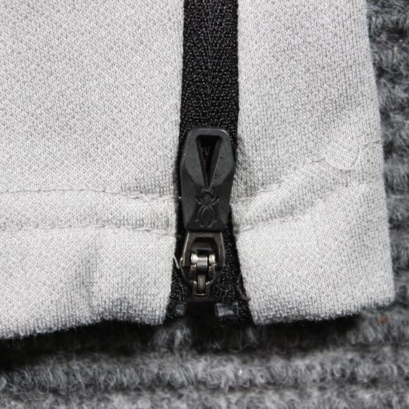 Spyder Active Joggers Mens L Gray Fleece Lined Zip Hem Sweatpants - Picture 9 of 11